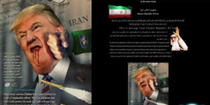 Situs Pemerintah AS Diretas Kelompok Iran, Muncul Gambar Donald Trump “Ditinju” Iran