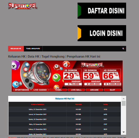 togel hongkong